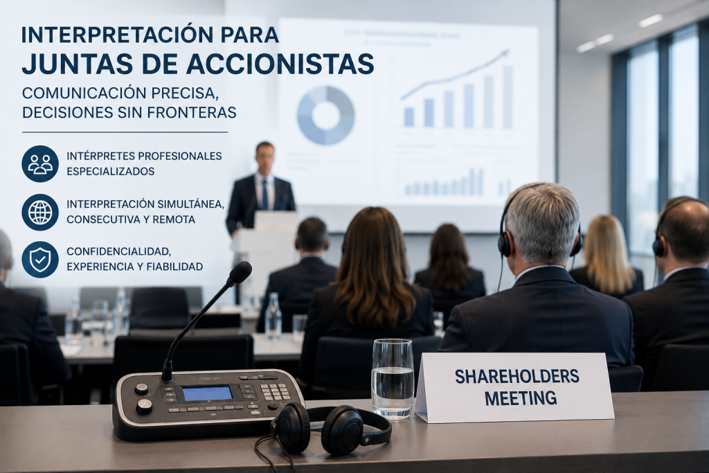 Servicio de traduccion simultanea en palacio de congresos de valencia